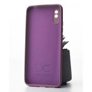 Силиконовый чехол Original pack SOFT для iPhone 12 Pro Max (ТРИЗУБ) фиалковый