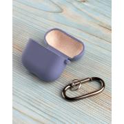 Чехол для Airpods 3 SOFT+Fiber grey lavender