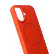 Силиконовый чехол Slim Ring Soft с поддержкой MagSafe для iPhone 17 orange