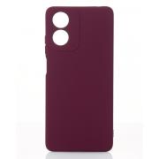Силиконовый чехол SOFT Silicone Case для Motorola G04 (без лого) бордовый