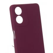 Силиконовый чехол SOFT Silicone Case для Motorola G04 (без лого) бордовый