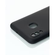 Силиконовый чехол SOFT Silicone Case для Samsung A20/ A30 HQ (без лого) черный