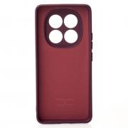 Силиконовый чехол SOFT Silicone Case для Xiaomi Redmi Note 14 Pro Plus 5G (без лого) бордовый