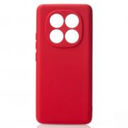 Силиконовый чехол SOFT Silicone Case для Xiaomi Redmi Note 14 Pro Plus 5G (без лого) красный