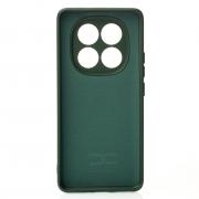 Силиконовый чехол SOFT Silicone Case для Xiaomi Redmi Note 14 Pro Plus 5G (без лого) темно-зеленый