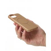 Чехол Glamour Beats Case with MagSafe для iPhone 13/14 desert titanium