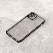 Пластиковый чехол GLITTER для iPhone 12 черный