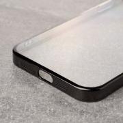 Пластиковый чехол GLITTER для iPhone 12 черный