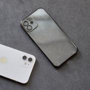 Пластиковый чехол GLITTER для iPhone 12 черный