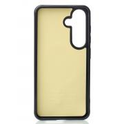 Силиконовый чехол Slim Ring Glamour с поддержкой MagSafe для Samsung S23 FE black