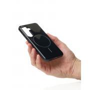 Силиконовый чехол Slim Ring Glamour с поддержкой MagSafe для Samsung S23 FE black