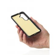 Силиконовый чехол Slim Ring Glamour с поддержкой MagSafe для Samsung S23 FE black