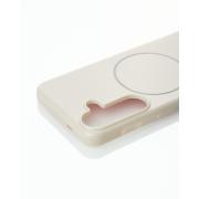 Чехол Glamour Beats Case with MagSafe для Samsung S24 natural titanium