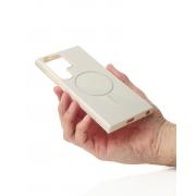 Чехол Glamour Beats Case with MagSafe для Samsung S24 Ultra natural titanium