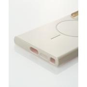 Чехол Glamour Beats Case with MagSafe для Samsung S24 Ultra natural titanium