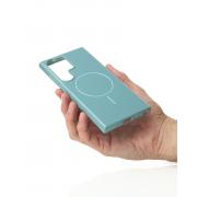Чехол Glamour Beats Case with MagSafe для Samsung S24 Ultra wave blue