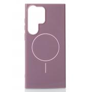 Чехол Glamour Beats Case with MagSafe для Samsung S24 Ultra deep purple