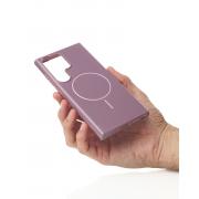 Чехол Glamour Beats Case with MagSafe для Samsung S24 Ultra deep purple