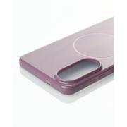 Чехол Glamour Beats Case with MagSafe для Samsung S25 Edge deep purple