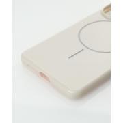 Чехол Glamour Beats Case with MagSafe для Samsung S25 Edge natural titanium
