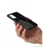 Чехол Glamour Beats Case with MagSafe для Samsung S25 Edge black