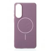 Чехол Glamour Beats Case with MagSafe для Samsung S25 Edge deep purple