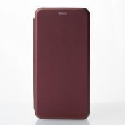 чехол-книга 360 для Motorola E40 STANDARD бордовый