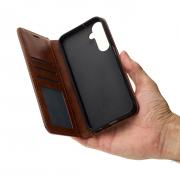 чехол-книга DC ELEGANT для Samsung A25 коричневый