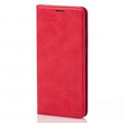 Чехол-книга DC ELEGANT для Samsung Galaxy M55/M55S (красный, магнитная застежка, карман для карт)