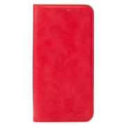 Чохол-книжка DC ELEGANT для Xiaomi Poco F5 (червоний, магнітна застібка, кишеня для карт)