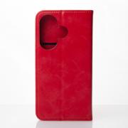 чехол-книга DC ELEGANT для Xiaomi Poco F6/Redmi Turbo 3 красный