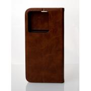чехол-книга DC ELEGANT для Xiaomi Redmi 13C 4G / Poco C65 коричневый