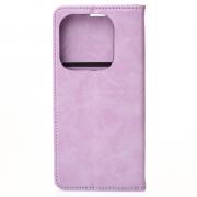 чехол-книга DC ELEGANT для Xiaomi Redmi Note 14 5G сиреневый