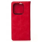 чехол-книга DC ELEGANT для Xiaomi Redmi Note 14 4G Global красный