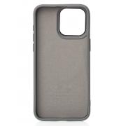 Чехол MagSafe Beats Case Leather Textured для iPhone 14 stone gray