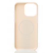 Чехол MagSafe Liquid Silicone Full для iPhone 14 Pro cream