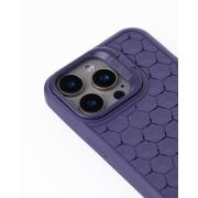 Чехол MagSafe MOSAIC для iPhone 15 Pro Max фиолетовый