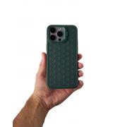 Чехол MagSafe MOSAIC для iPhone 15 Pro Max темно-зеленый