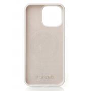 Силиконовый чехол Slim Ring Soft с поддержкой MagSafe для iPhone 15 white