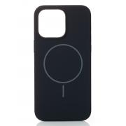 Чехол Beats Silicone Case with MagSafe для iPhone 15 Pro (black, микрофибра)