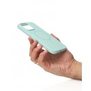 Силиконовый чехол Slim Ring Soft с поддержкой MagSafe для iPhone 15 succulent