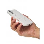 Чехол MagSafe Silicone Beats Case для iPhone 15 Pro white