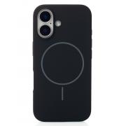 Чехол MagSafe Silicone Beats Case для iPhone 16 black