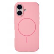 Чохол Beats Silicone Case with MagSafe для iPhone 16 (pink, мікрофібра)