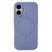 Чохол Beats Silicone Case with MagSafe для iPhone 16 (storm blue, мікрофібра)