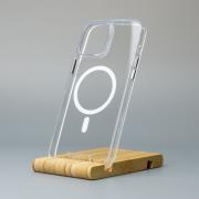 Протиударний чохол для смартфона Space Case with Magnetic for iPhone 15 Pro Max прозорий