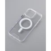 Протиударний чохол для смартфона Space Case with Magnetic for iPhone 16 Pro Max прозорий