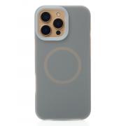 Чехол MagSafe Liquid Silicone Full для iPhone 14 Pro stone gray