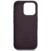 Силиконовый чехол Lux Colors с поддержкой MagSafe для iPhone 16 Pro Max Plum