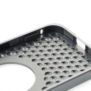 Металлический чехол AROMA PERFORATED METAL с поддержкой MagSafe для iPhone 14 Pro Max серый